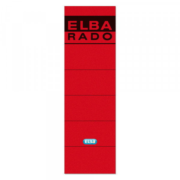 Rückenschilder Elba 04617, breit/kurz rot