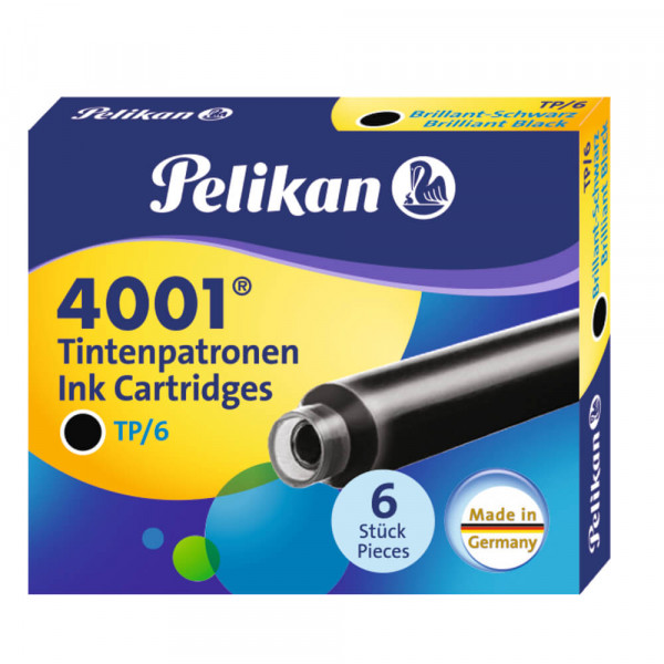 Füllhalter-Tintenpatronen Pelikan Standard 4001 TP6 schwaz