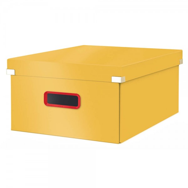Aufbewahrungsbox Leitz Cube Click & Store Cosy 5349 gelb