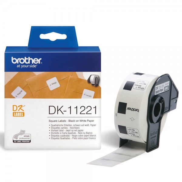 Rollen-Adressetiketten Brother DK-11221