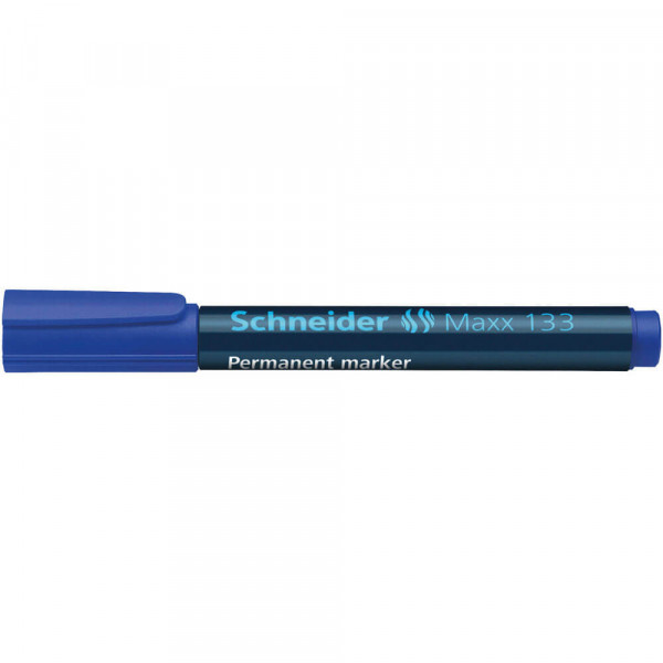 Permanentmarker Schneider Maxx 133, Keilspitze, 1-4mm blau