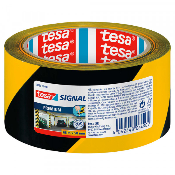 Klebeband Tesa Premium Sicherheitsmarkierungsband 58130-00000-00