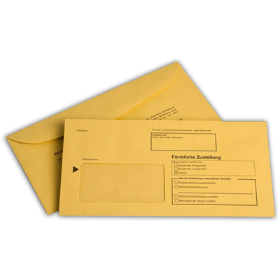 Postzustellungshüllen DIN-lang ZU709