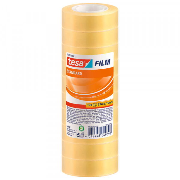 Klebefilm Tesa transparent 57387-00001-00, 15mmx33m