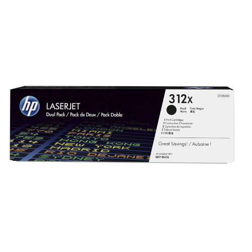 HP Lasertoner CF380XD Nr. 312X
