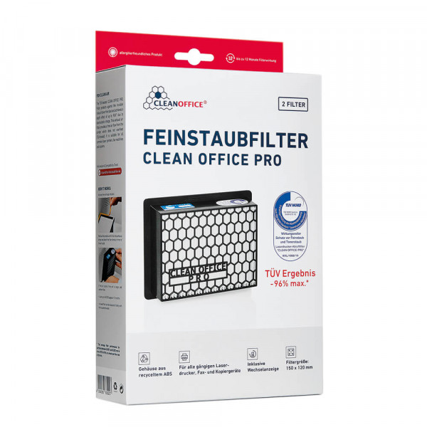 Feinstaubfilter Clean Office Pro 830.20.20 Verpackung