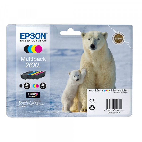 Epson Tintenpatrone T2636 26XL