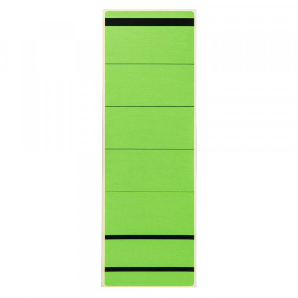 Rückenschilder Corona, breit/kurz, grün, 10 Stück