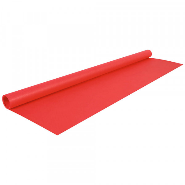 Geschenkpapier 70 x 300 cm Kraftpapier einfarbig rot