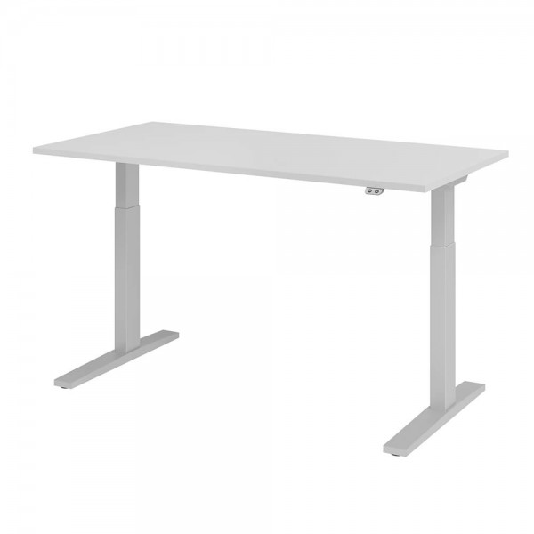 Hubschreibtisch Hammerbacher XMKA16 grau