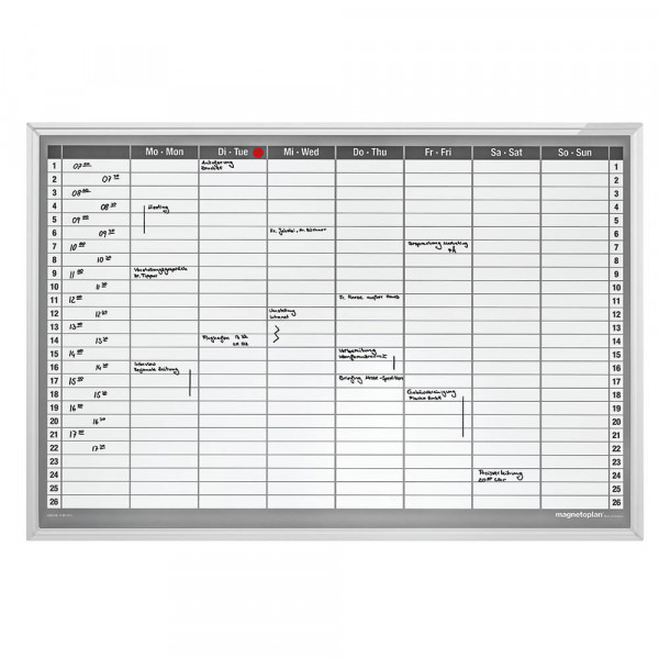 Planungstafel Wochenplaner Magnetoplan 1249107S