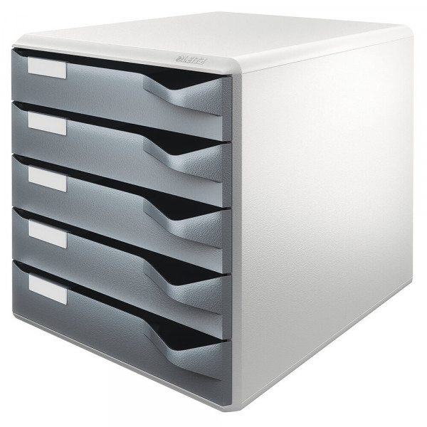 Schubladenboxen Leitz Postset 5280 grau