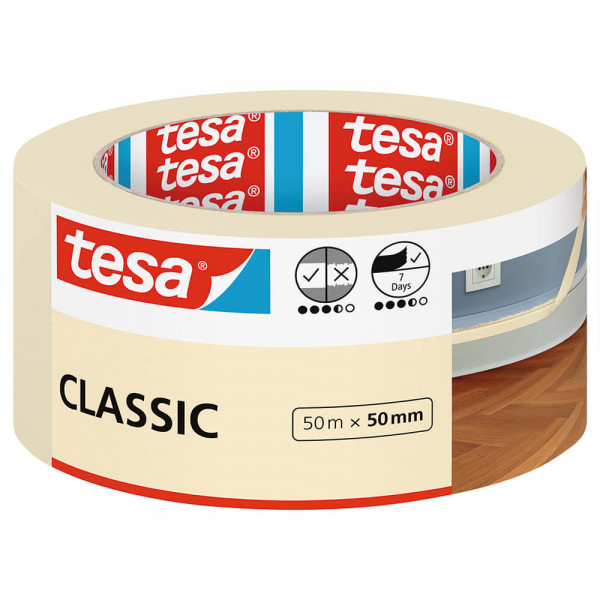 Kreppband Tesa Malerband Classic 52807-00000-03