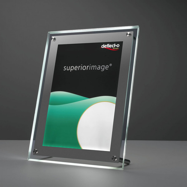 Wand-/Tischaufsteller deflecto Superior Image CRYA4EU