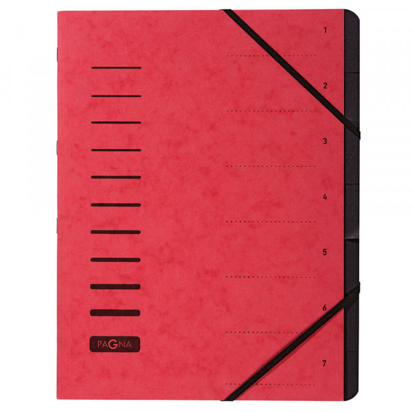 Ordnungsmappen Leitz Style 3996, A4, 12 Fächer rot