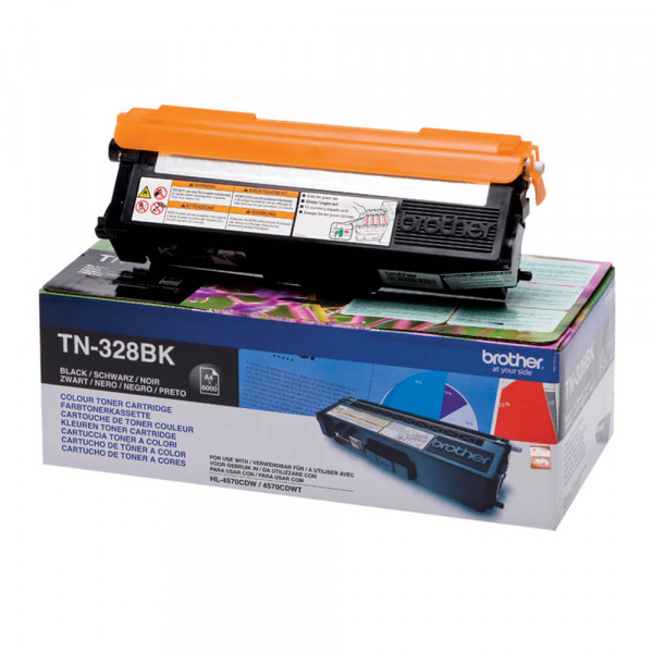 Brother Lasertoner TN-328BK