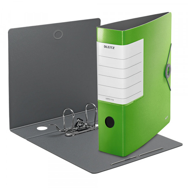 Ordner Leitz Solid 1112, 82mm, 180° grün