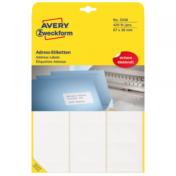 Zweckform Etiketten 3348 67x38mm