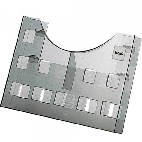 Wand-/Tischprospekthalter Helit 61026-08, A5 quer/A6 hoch, 2 Stück
