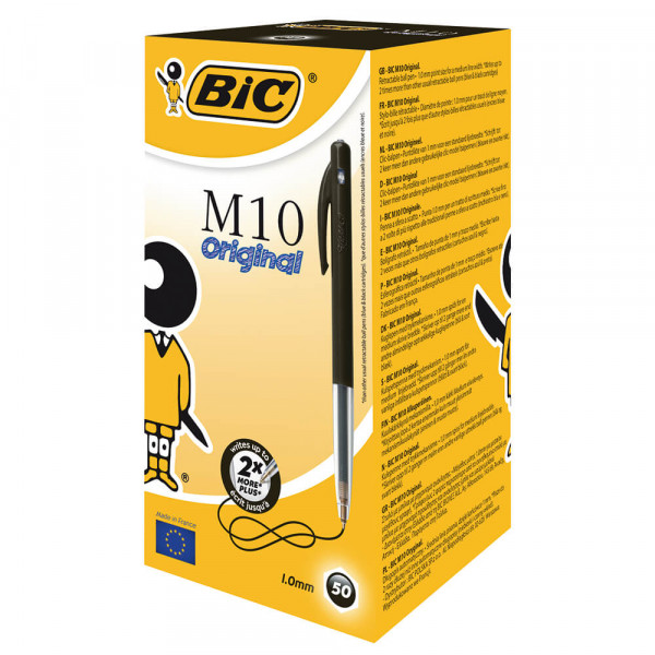 Kugelschreiber BIC M10 Clic Fine schwarz