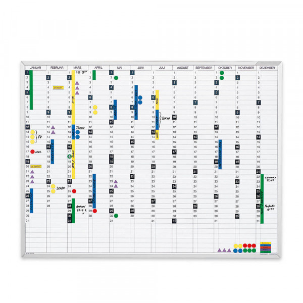 Planungstafeln Jahresplaner Magnetoplan 1241012S