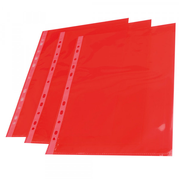 Prospekthüllen a-series, A4, rot