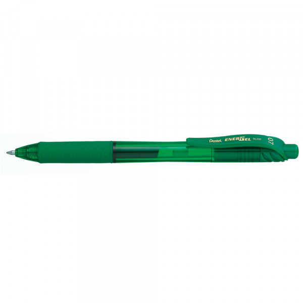 Gelschreiber Pentel EnerGel X BL107, für Linkshänder grün
