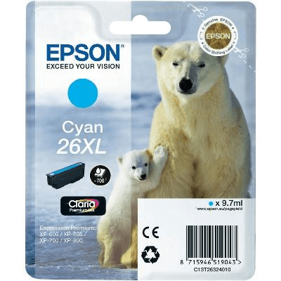 Epson Tintenpatrone T2632 26XL