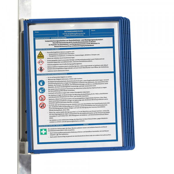 Wandhalter Durable VARIO MAGNET WALL 5 5914 blau