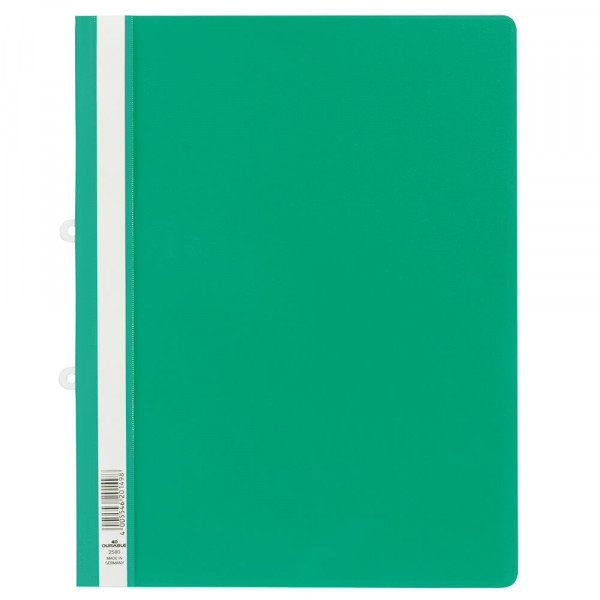 Schnellhefter Durable 2580, A4 Überbreit, Abheftschieber grün