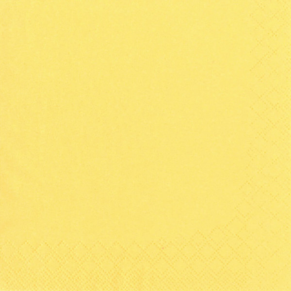 Servietten Papstar 33x33cm, gelb
