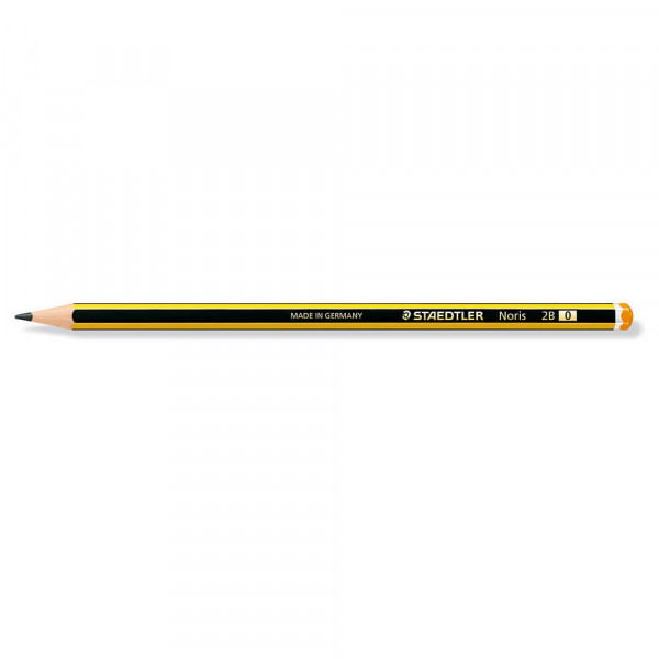 Bleistifte Staedtler Noris 120, schwarz-gelb lackiert 0=2B
