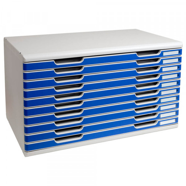 Schubladenboxen Exacompta MODULO 3240, blau