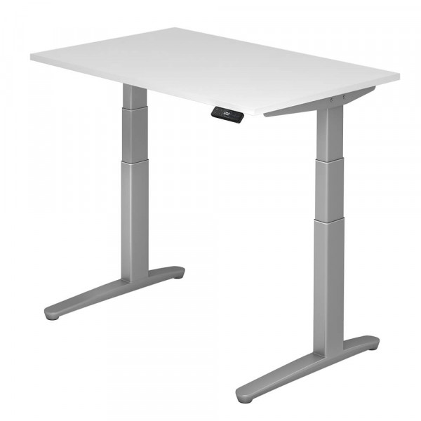 Hubschreibtisch VXBHM12/x/SS weiß