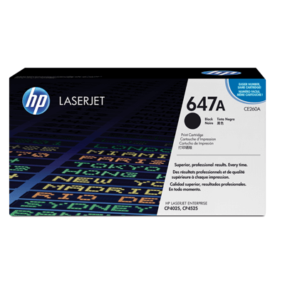 HP Lasertoner CE260A Nr. 647A