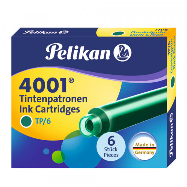 Füllhalter-Tintenpatronen Pelikan Standard 4001 TP6 grün