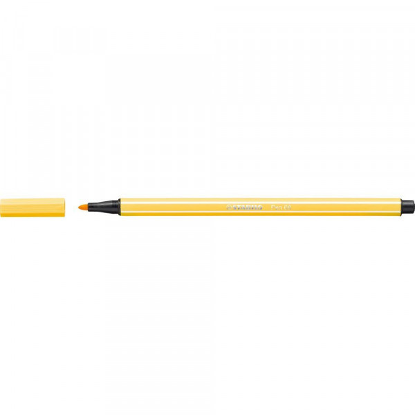 Fasermaler STABILO Pen 68, einzeln gelb