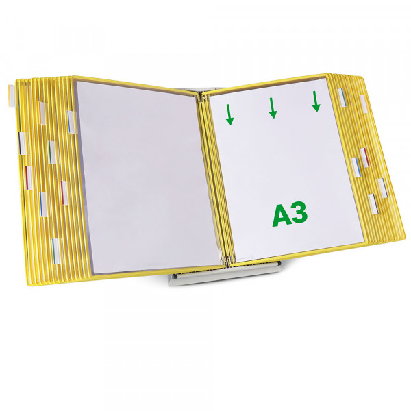 Tischständer tarifold Metall 4333 gelb