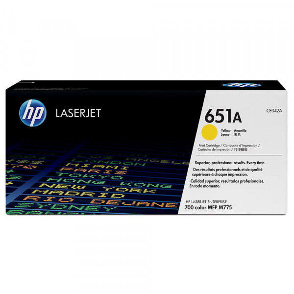 HP Lasertoner CE342A Nr. 651A