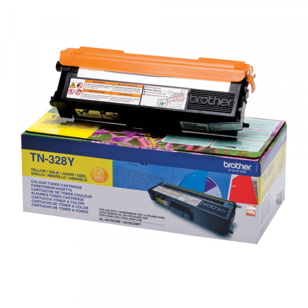 Brother Lasertoner TN-328Y