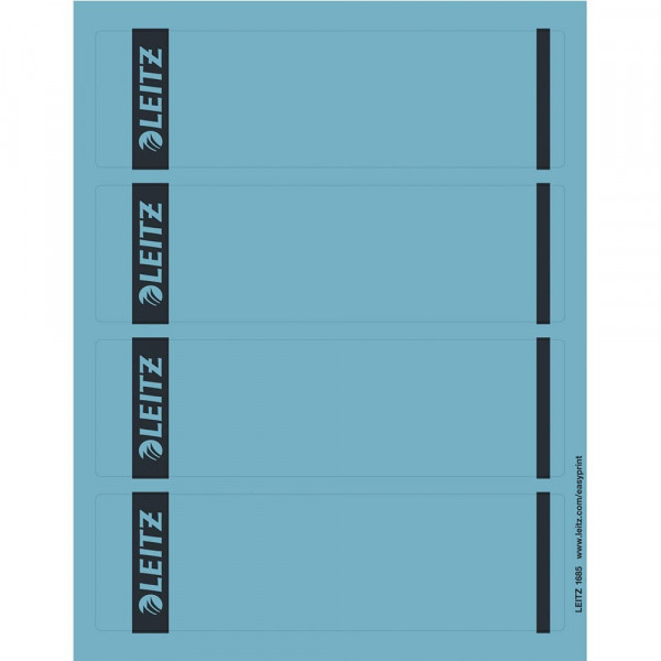 Rückenschilder Leitz 1685, 192x61,5mm, farbig blau