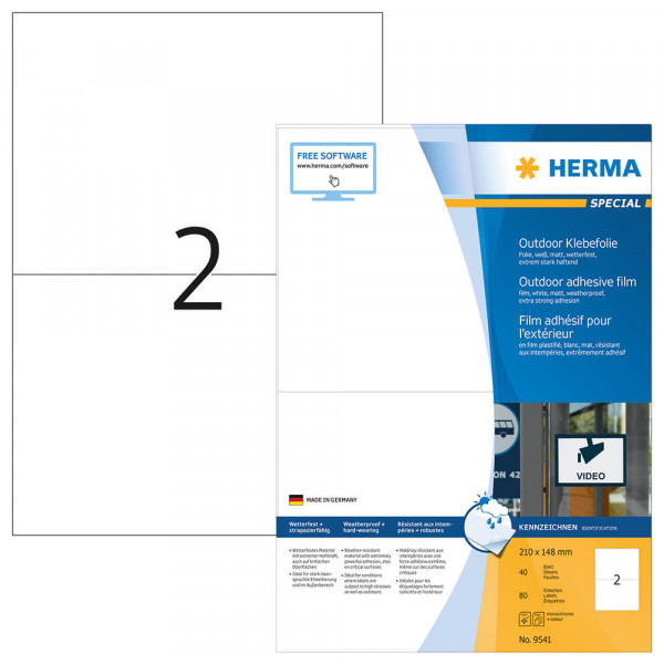Etiketten Herma 9541 mit Verpackung