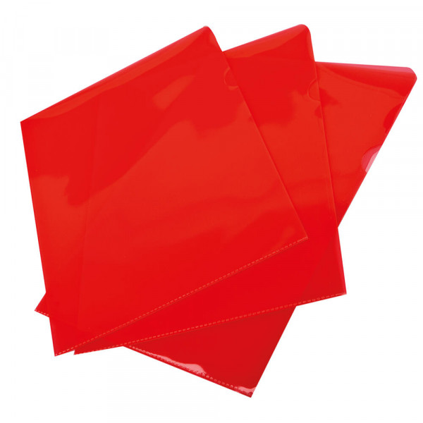 Sichthüllen Corona, A4, 150my, rot