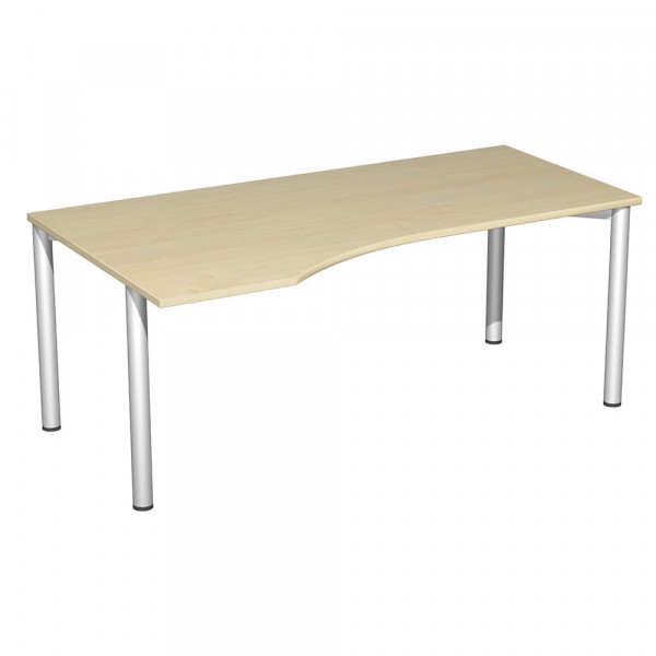Schreibtisch Geramöbel 4 Fuß Flex S-550306 Ahorn