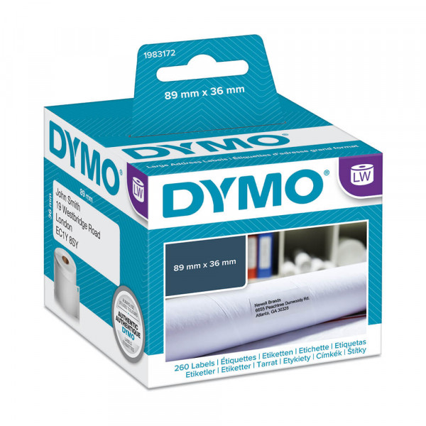 Adressetiketten Dymo 1983172, 89x36mm