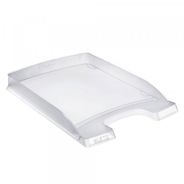 Ablagekorb Leitz Plus 5237, flach glasklar