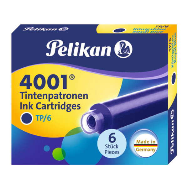 Füllhalter-Tintenpatronen Pelikan Standard 4001 TP6 blau