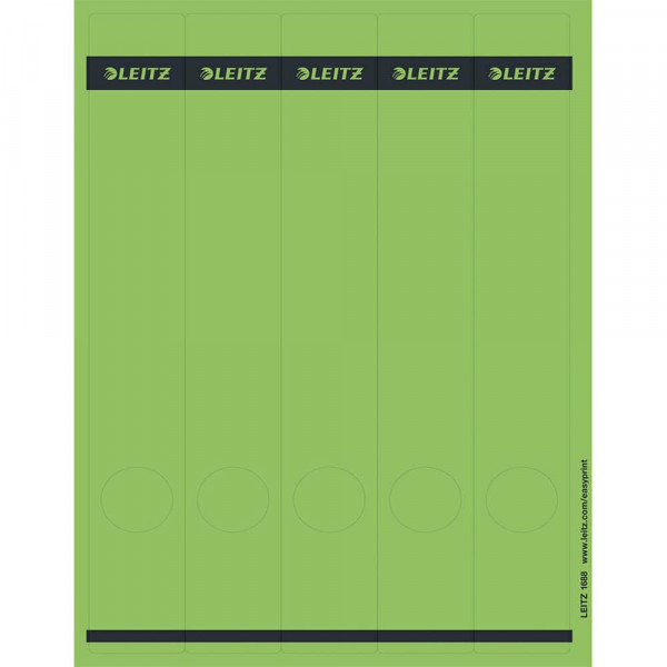 Rückenschilder Leitz 1688, 285x39mm grün
