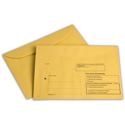 Postzustellungshüllen DIN-lang ZU705