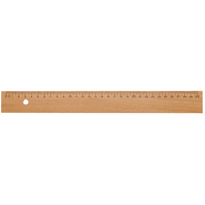 Lineale Corona, 30cm, Holz